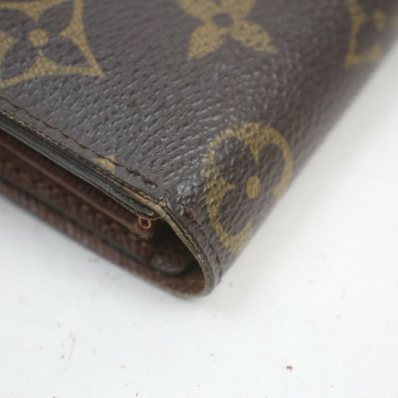 100% Authentic Louis Vuitton Portefeuille Sarah Browns Monogram Wallet - Picture 4 of 9